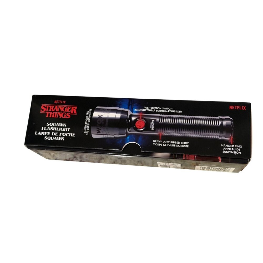 Energizer Stranger Things Squawk Flashlight LED UV Light Netflix Collectible - Picture 5 of 6